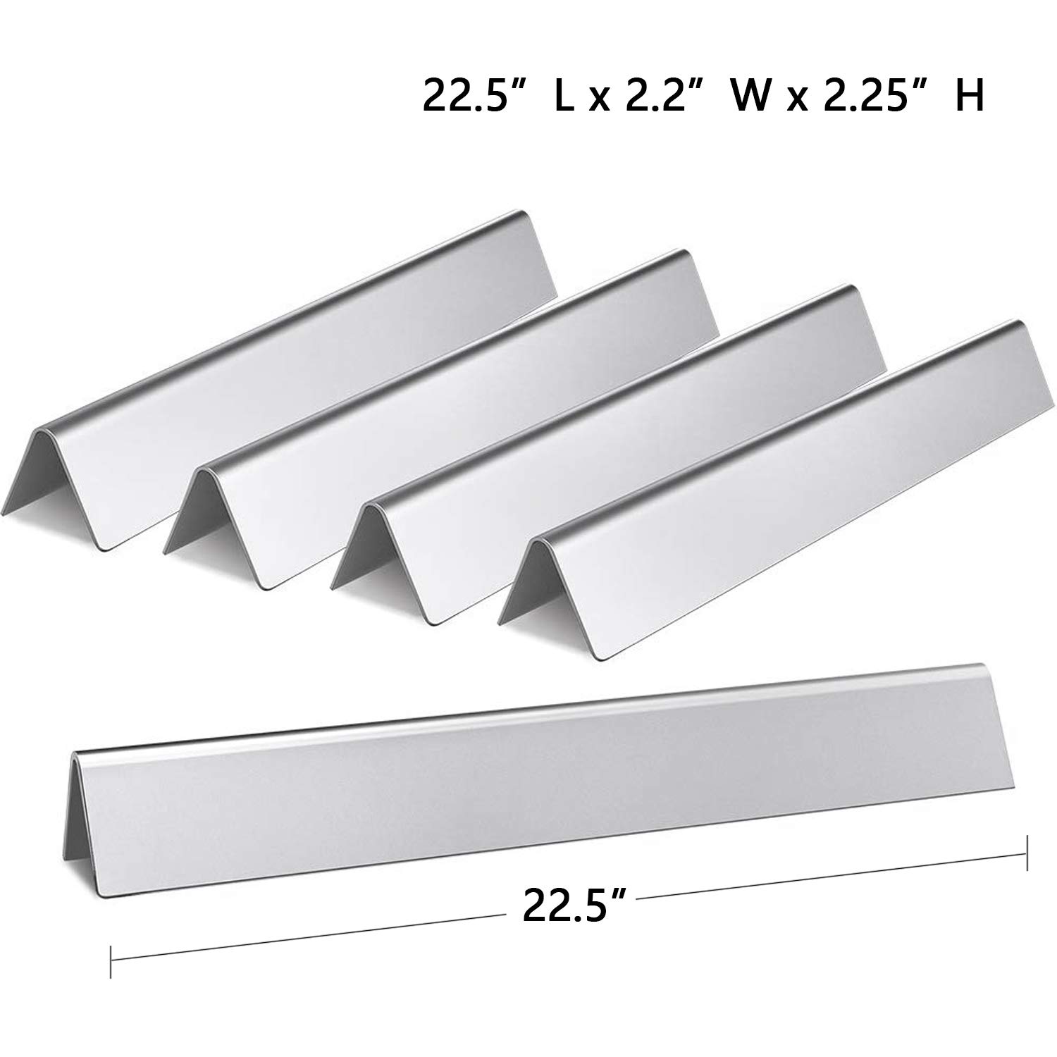 7537 22.5" Stainless Steel Flavorizer Bars for Weber Spirit E310 E320