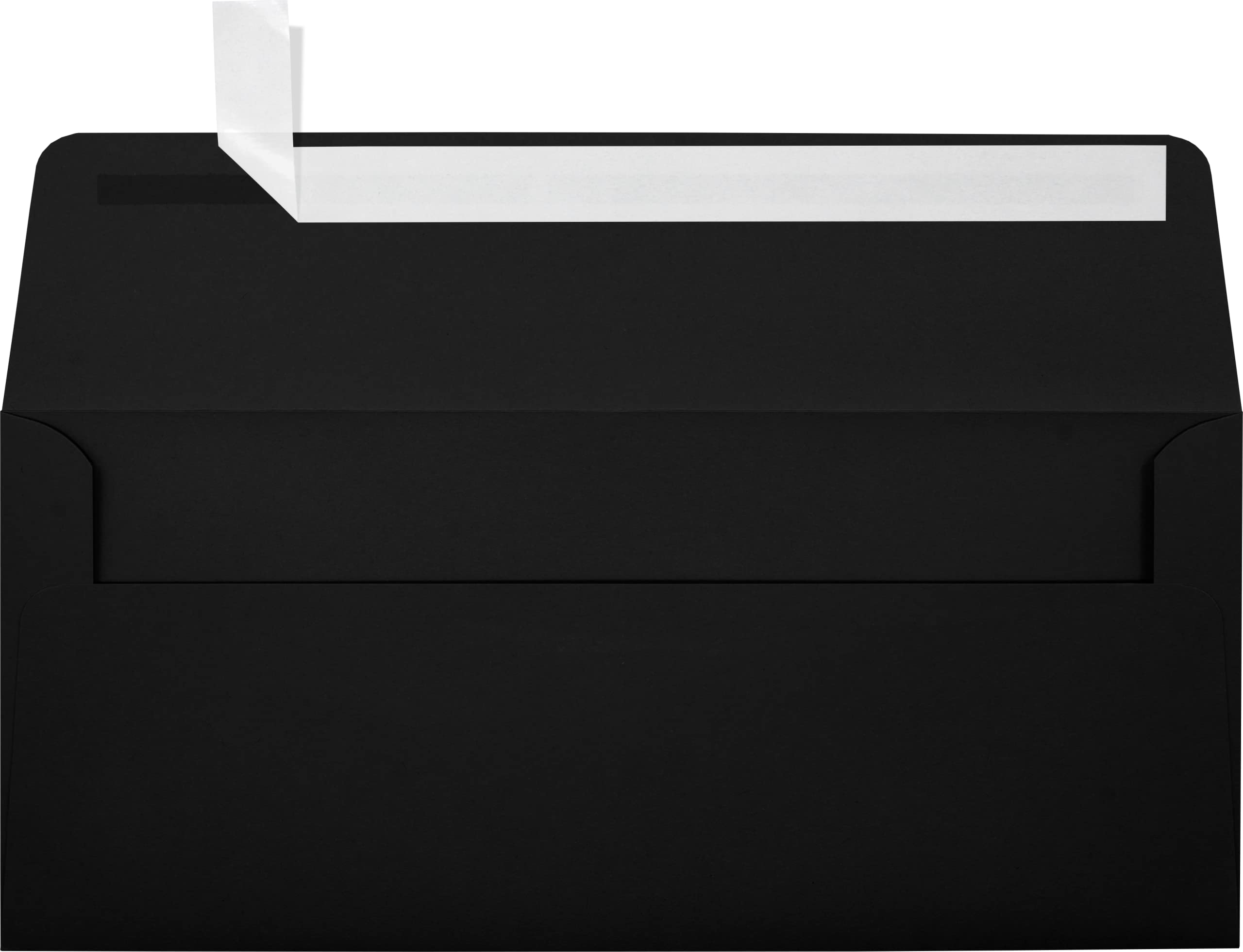 LUXPaper #10 Business Envelopes | Peel & Press | 4 1/8" x 9 1/2" | Midnight Black | 80lb. Text | 250 Qty Image LUXPaper #10 Business Envelopes | Peel & Press | 4 1/8" x 9 1/2" | Midnight Black | 80lb. Text | 250 Qty Image
