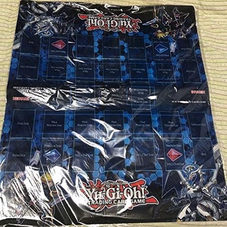 Amazon 遊戯王 公式 ダブル プレイマット デモ用 ファイアウォール 藤木遊作 二人用 トレカ 通販