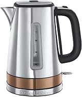 Russell Hobbs Luna 1.7L Stainless Copper Cordless Kettle 3KW Quiet Boil
