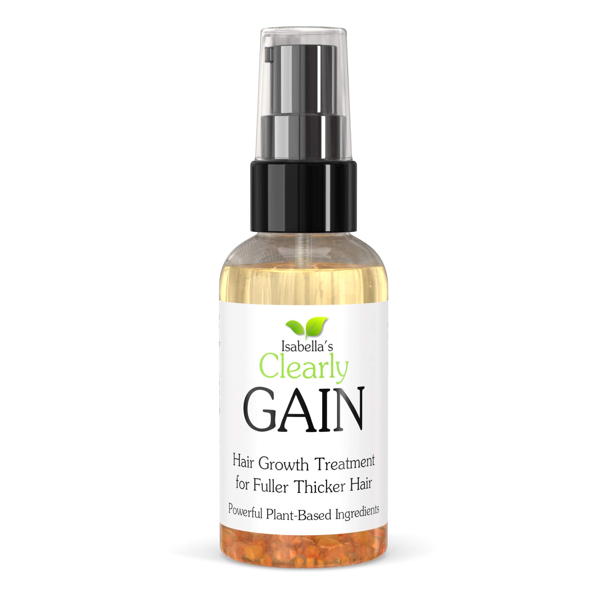 Isabella's Clearly GAIN, Hair Growth Oil and Thickening Scalp Treatment for Men and Women | Natural Herbal Serum with Castor, Clary Sage, Rosemary, Nettle Extract for Hair Loss, Alopecia, Thinning Hair
