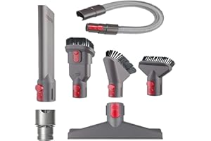 7pcs Attachments Kit for Dyson V15 V15s V9 V8 V11 V12 V10 V7 Gen5 Cordless Vacuum Cleaner,Compatible with Detect/Absolute/Out