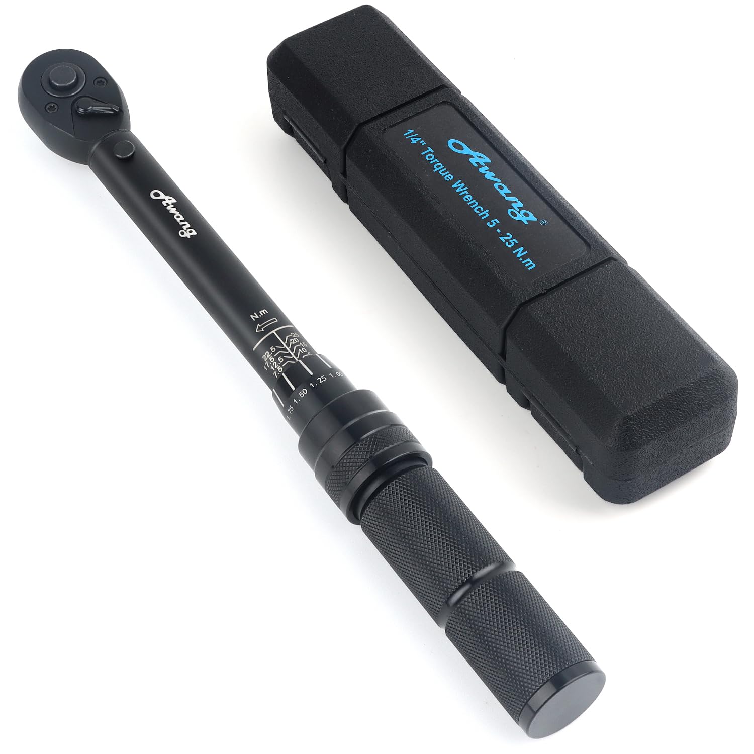 Awang Torque Wrench Bicycle 5-25 Nm, ±3% Accuracy with 72 Teeth