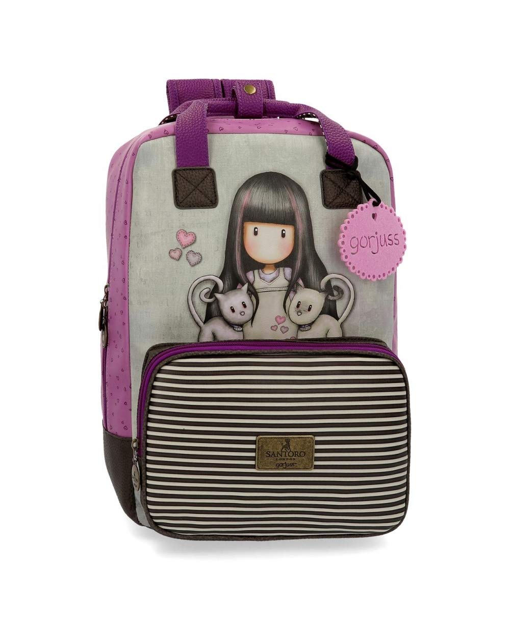 Santoro Gorjuss Tall Tails Laptop backpack Multicoloured 29x40x13 cms Synthetic Leather 15,6" 15.08L