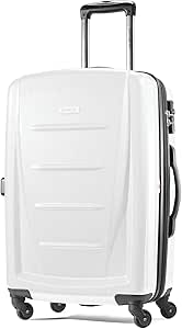 Samsonite Winfield 2 Hardside Luggage with Spinner Wheels, Brushed White, Carry-On 20-Inch