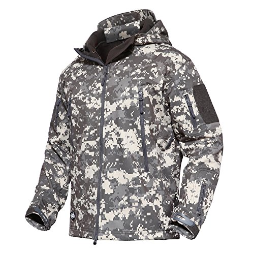 Men's Tactical Militray Hunting Special Ops Jacket Camping Combat Coat ACU Camouflage