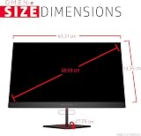 HP OMEN X 27 Gaming Monitor 240Hz QHD 1ms AMD FreeSync2 HDR 6FN07AA#ABB view 4