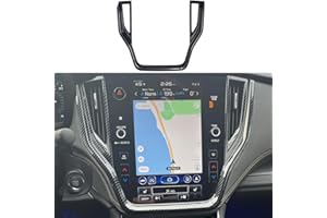 AOKIO Compatible with 2020 2021 2022 2023 2024 2025 Subaru Outback Accessories Dashboard Navigation Screen Panel Frame Cover for Subaru Legacy Accessories (Carbon Fiber Style)