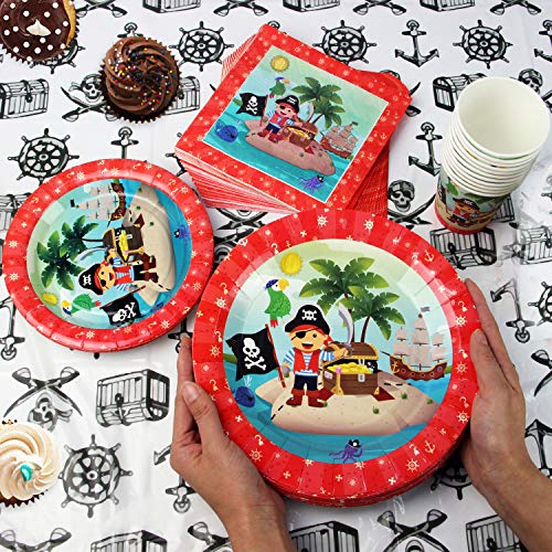 2 Pirate+Supplies+Including+Napkins+Tablecloth