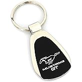 Ford Mustang GT Black Tear Drop Key Chain
