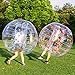 Happybuy Inflatable Bumper Ball 1.2M/4ft 1.5M/5ft Diameter Bubble Soccer Ball Blow Up Toy in 5 Min Inflatable Bumper Bubble Balls for Adults or Child (5 FT, Suite of Red Blue Dot)