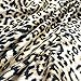 YOUR SMILE Silk Like Leopard Print Scarf Women's Fashion Pattern Large Square Satin Headscarf Head Dress (208)