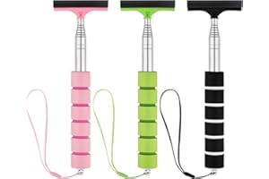 MOTROCE 3PCS Side Mirror Squeegee, Car Mirror Squeegee, Retractable Car Rearview Mirror Wiper, Mini Squeegee for Rainy Foggy Weather,Universal Automotive Accessories