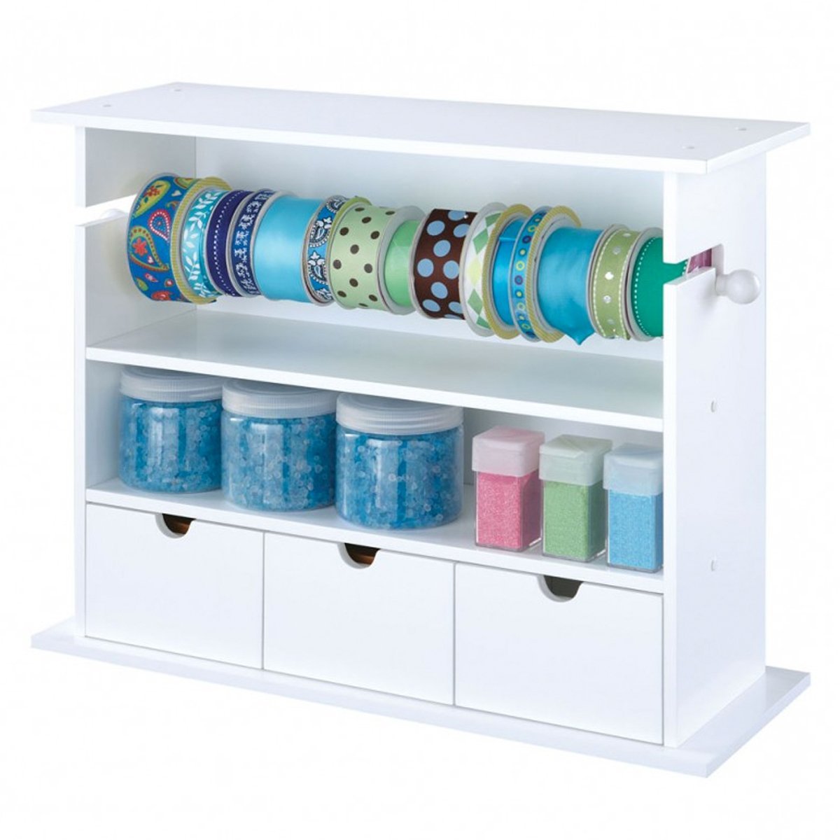 RB Spaces Ribbon Storage Organizer Embellishment Center