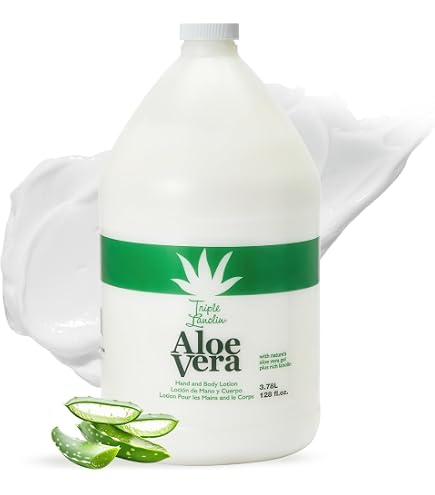 Amazon.com : Triple Lanolin Aloe Vera Soothing Lotion (128 Fl Oz
