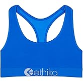 Ethika Girl's Sports Bra Stretch with Removable Pads for Active Play (Subzero)