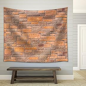 Brick Wall Seamless Pattern. - Fabric Wall Tapestry Home Decor - 51x60 inches