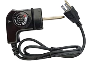 Adjustable Temperature Probe Power for Masterbuilt Smokers & Electric Griddles, Power Cord with Thermostat Control for Electr