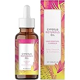 MQN Natural Hair Removal Oil & Inhibitor Cyperus Rotundus Oil to Slow Body Hair Growth for Women & Men, Soothes Skin, 60ml, All Skin Types