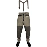 Paramount Outdoors Slate Guide Pant Waist High Zippered Stockingfoot Breathable Wader Pant for Fly Fishing