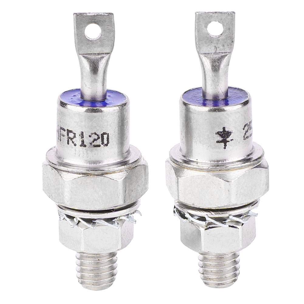 5 Pair 25A 1200V Rectifier Diode for Battery Charging and Power Converter Forward Reverse Polarity Iron Base Diode Rectifier