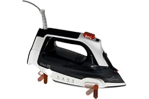 Eurosteam Step Up Smart Iron - All-in-One Ironing with Auto-Lift Safety & Smart Temp Technology - Step Up Your Ironing Game w
