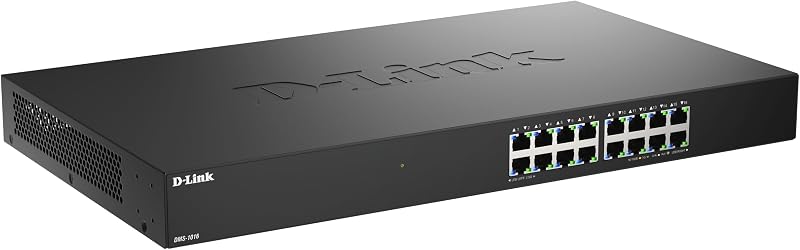 D-Link DMS-1016 16-Port 2.5G Unmanaged Switch Fanless Metal Housing
