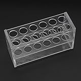 Incontesta Acrylic Test Tube Holder Rack, 2x6 Wells