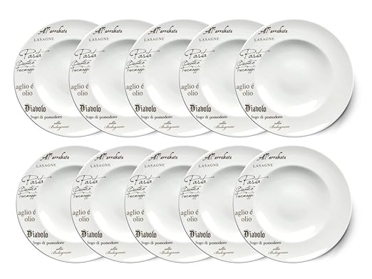 Juego de 10 Creatable - Europa Gustoso - Pasta Plato 27 cm ...