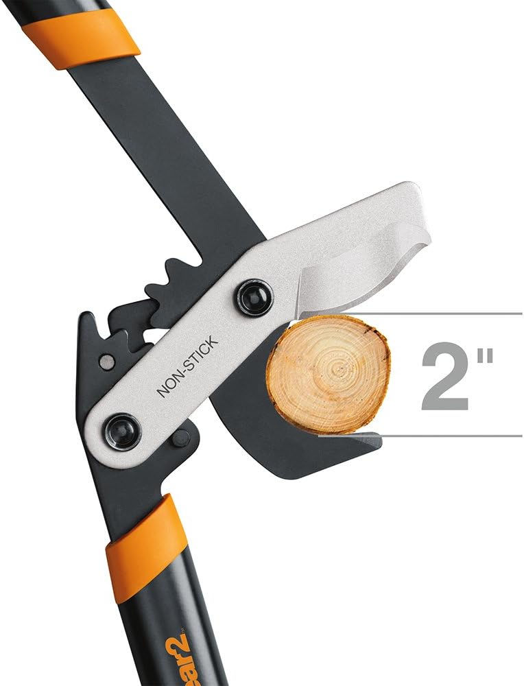 Fiskars PowerGear2 Bypass Lopper, 32 Inch, Black/Orange (394801-1003) : Garden & Outdoor