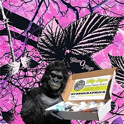 Dip Ape Glamoflauge Pink Camouflage Camo Hunting Hydrographics Water Transfer Hydro Dip Dipping Kit