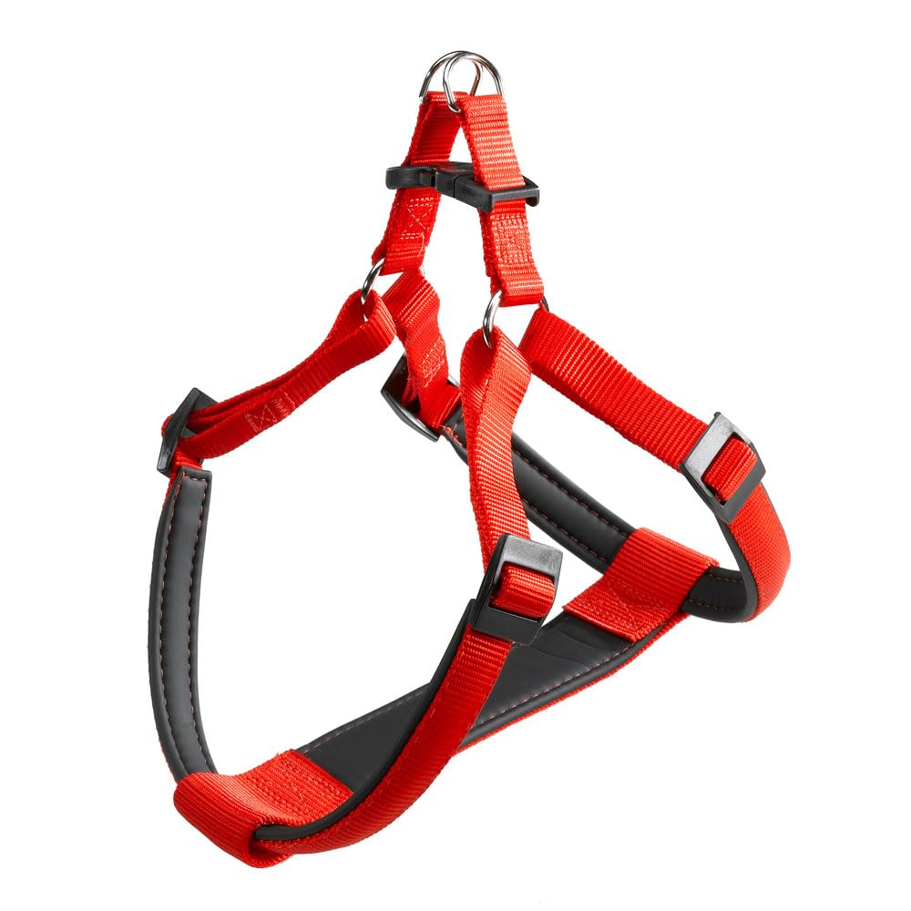 Ferplast Dog Harness DAYTONA, Medium and Large Size Dog Harness, Padded, Adjustable, Red โ image 1