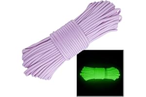 WEST COAST PARACORD Glow in The Dark Zesty 550lb Paracord – 21 Strand Luminous Parachute Cord for Nighttime Outdoor Utility