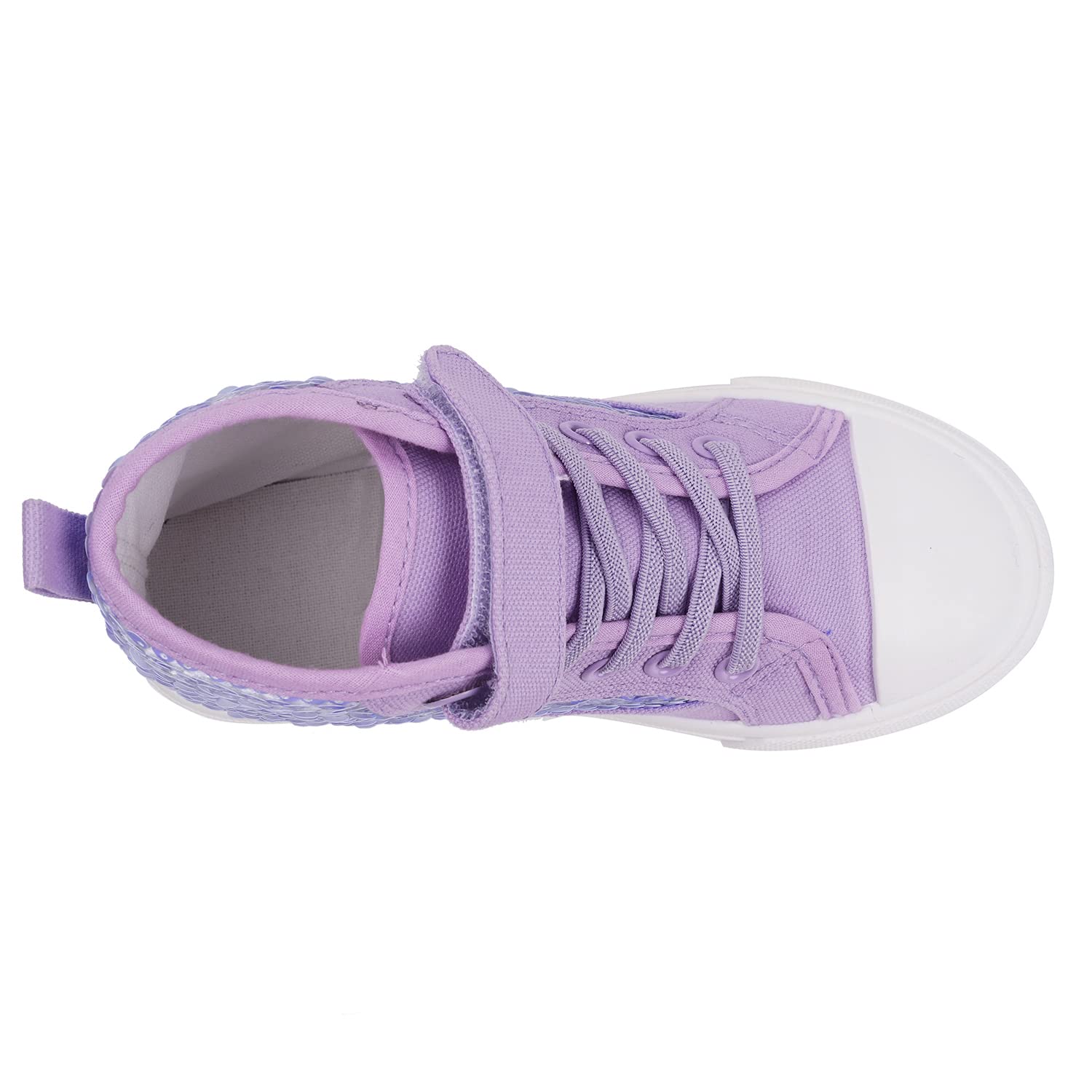 Toandon Kids Adorable Fashion High Top Casual Canvas Sneakers