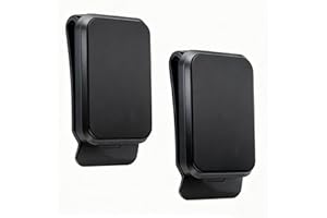 BJSDKFF Magnetic Tool Holder Super Strong Tool Holster, Magnet Belt Clip Neodymium Magnet Leather Sleeve for Screws, Hammers, Sockets, Pliers, Drills, Wrenches Magnetic Tools and Hardware 2 Pcs