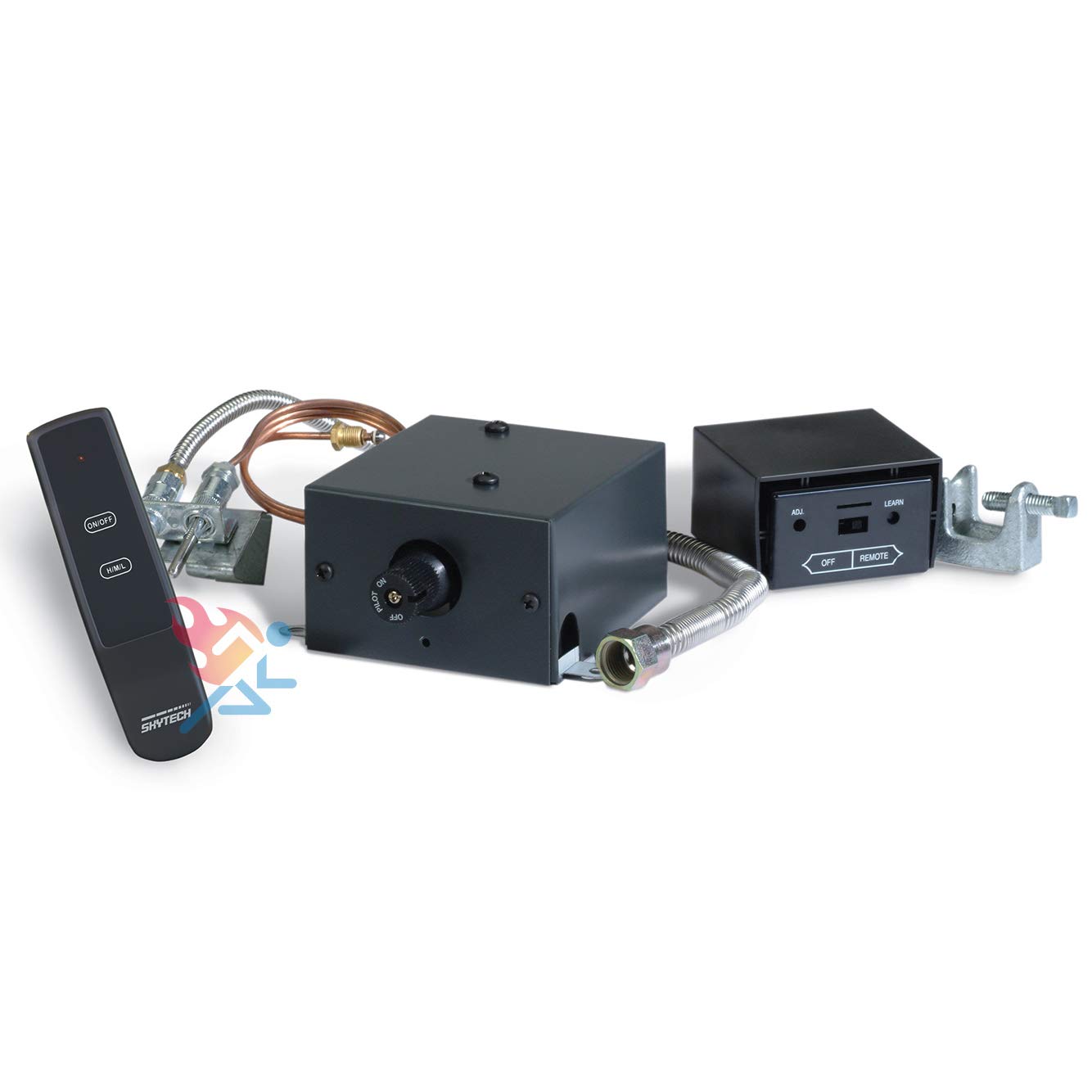 Photo 1 of Skytech 9800339 AF-LMF/RVS Fireplace Remote Control for Modulating Flame of Gas Log Fireplaces