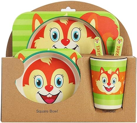 Amazon 子供クリエイティブアンチ落下漫画のパターン食器給食食器皿セット Squirrel Pattern 子ども用食器セット オンライン通販 Amazon 子供クリエイティブアンチ落下漫画のパターン食器給食食器皿セット Squirrel Pattern 子ども用食器セット オンライン通販