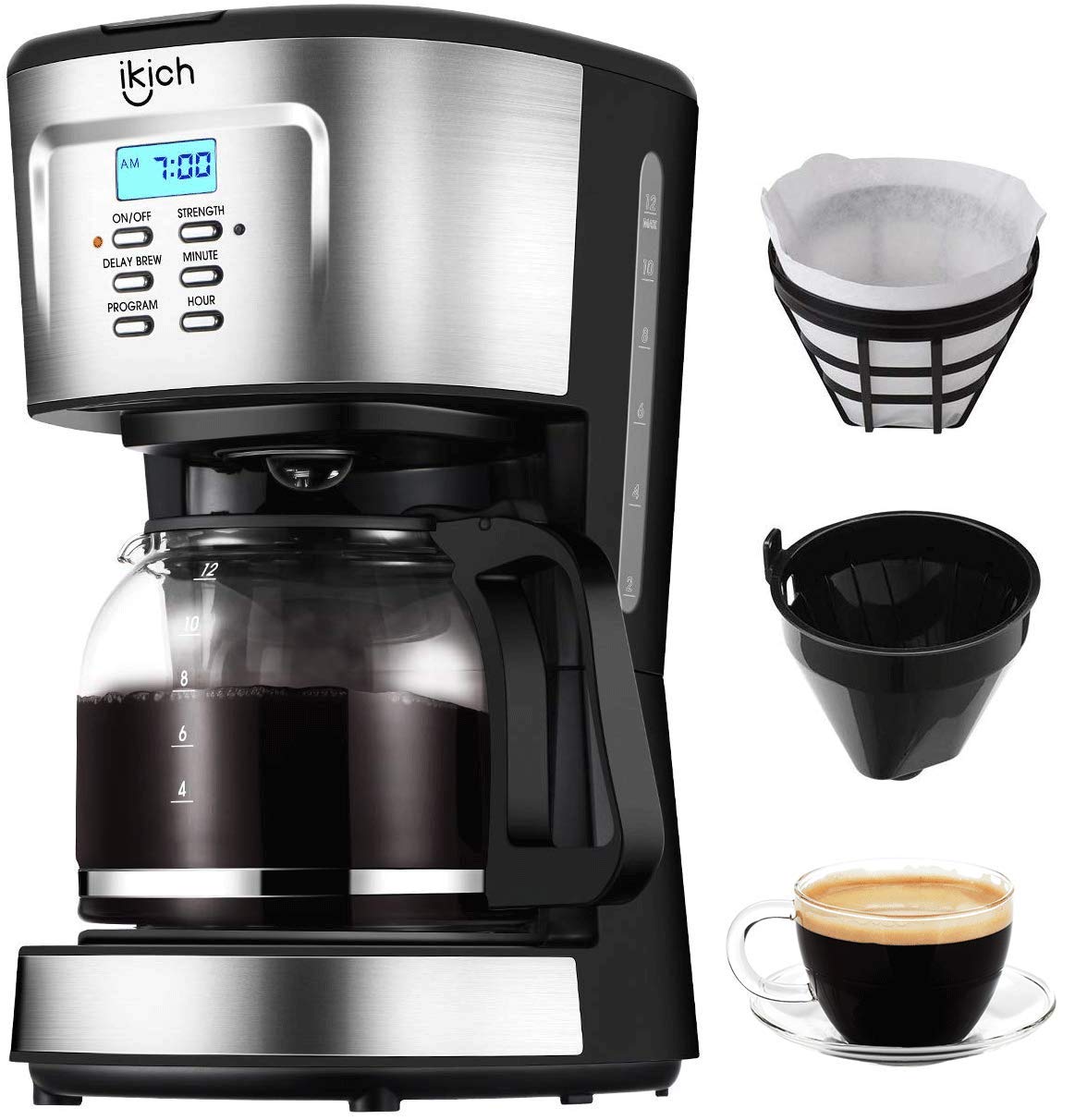 Programmable Smart Drip Coffee Brewer 