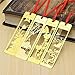 JoyTong Chinese Metal Bookmarks Set for Kids Women Girls,Pack of 4