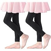 Coziwill Socks Footless Ballet Tights Girls Dance Tights School Girls Footless Gymnastics Leggings Pantyhose Stockings