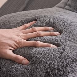 NTBED Reading Pillow Faux Fur Bed Wedge Backrest