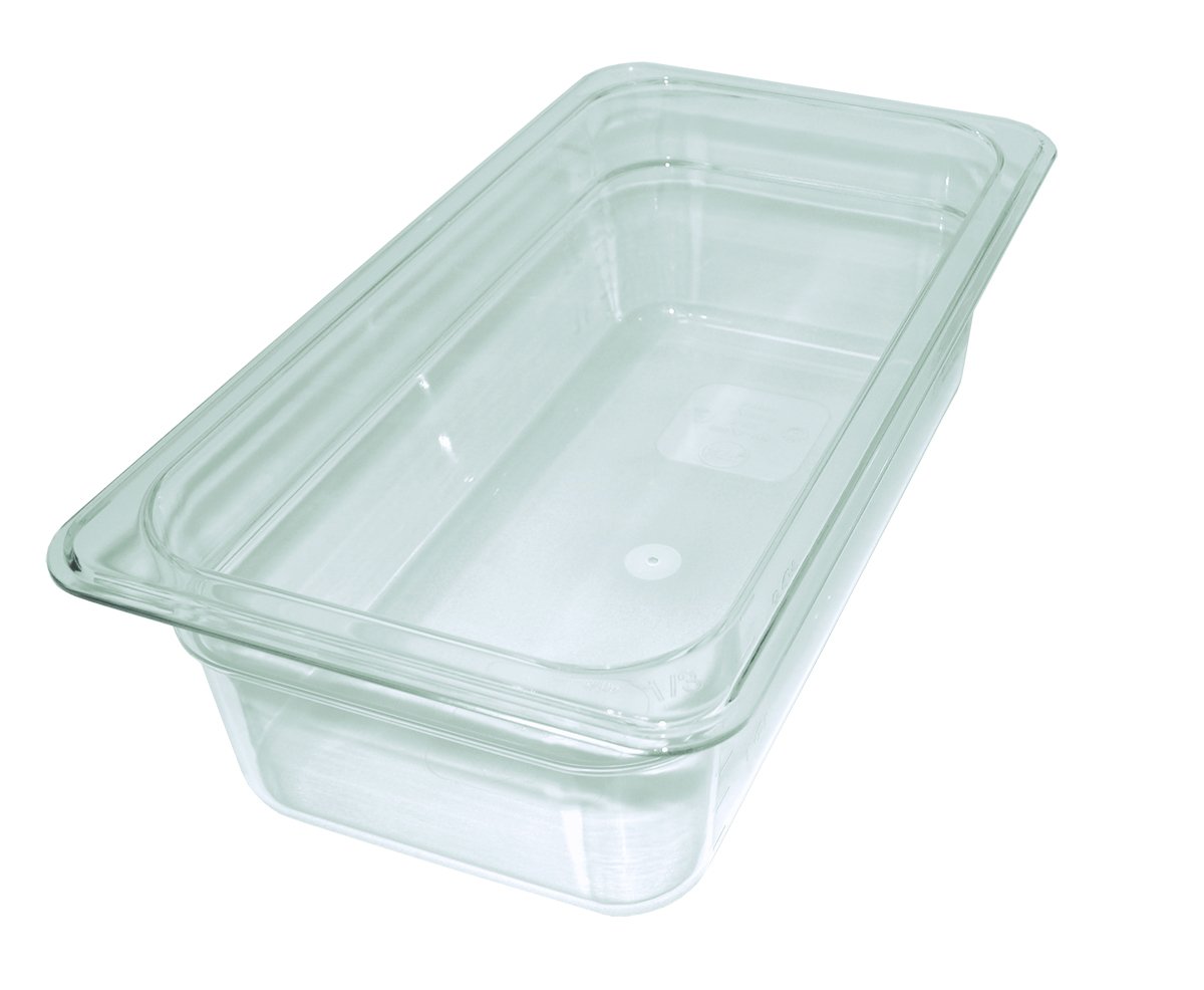 Update International PCP-334 Polycarbonate Food Pan, Third Size, 4