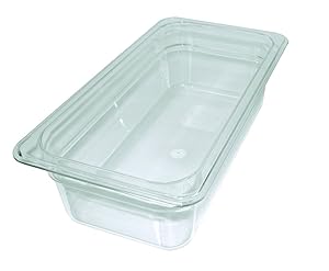 Update International PCP-334 Polycarbonate Food Pan, Third Size, 4