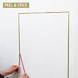Gaahing 5m Shiny Gold Flexible Wall Molding Trim Peel & Stick Self-Adhesive 8mm view 3