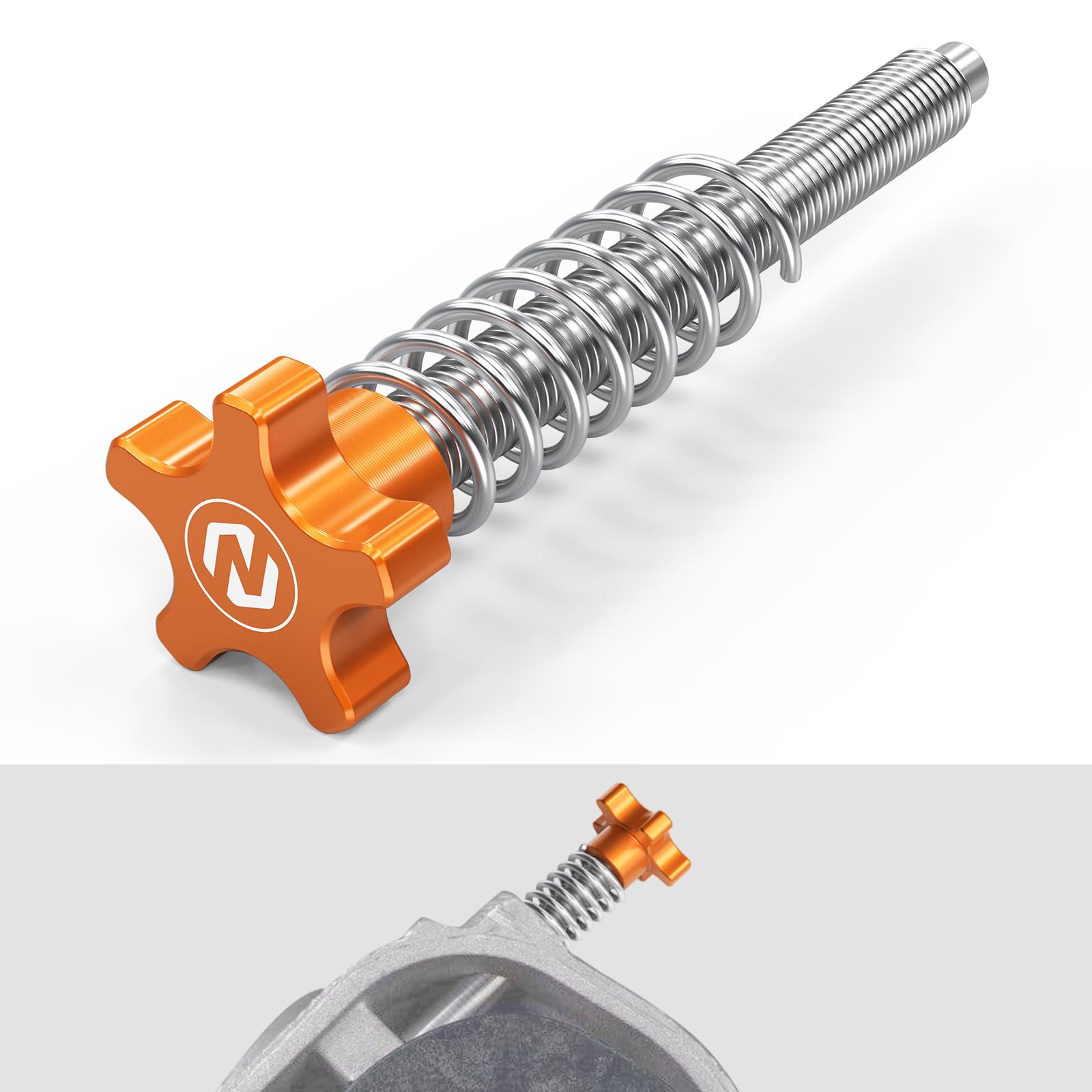 Photo 1 of NICECNC Orange Idle Adjustment Screw Compatible with KTM 250XCW TPi 300XCW TPi 250EXC TPi 300EXC TPi 2018-2023 150XCW TPI 2020-2023 See Fitment