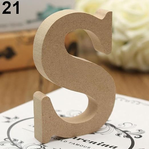 Ypypiaol Letras Decorativas De Madera 26 Letras Alfabeto De