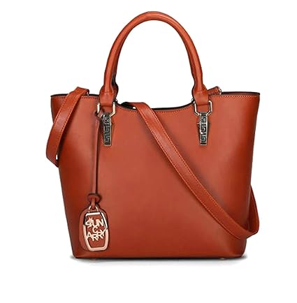 Di Grazia Chocolate Womens Shoulder Satchel Handbag (Chocolate Brown, Chocolate-Brown-Sun-Handbag)