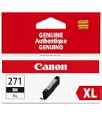 Amazon.com: Canon CLI-271 Genuine Black Ink Tank, Compatible with