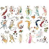 Seasonstorm Ancient Chinese Fairy Precut Cute Aesthetic Diary Travel Paper Journal Stickers Scrapbooking Stationery Sticker Flakes Art Supplies