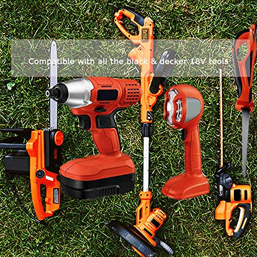 VINIDA 2 Pack HPB18 3.6Ah Replacement for Black and Decker Ni-Mh 18 Volt Battery HPB18-OPE 244760-00 A1718 FSB18 FEB180S A18 FS18FL Firestorm Cordless Power Tools